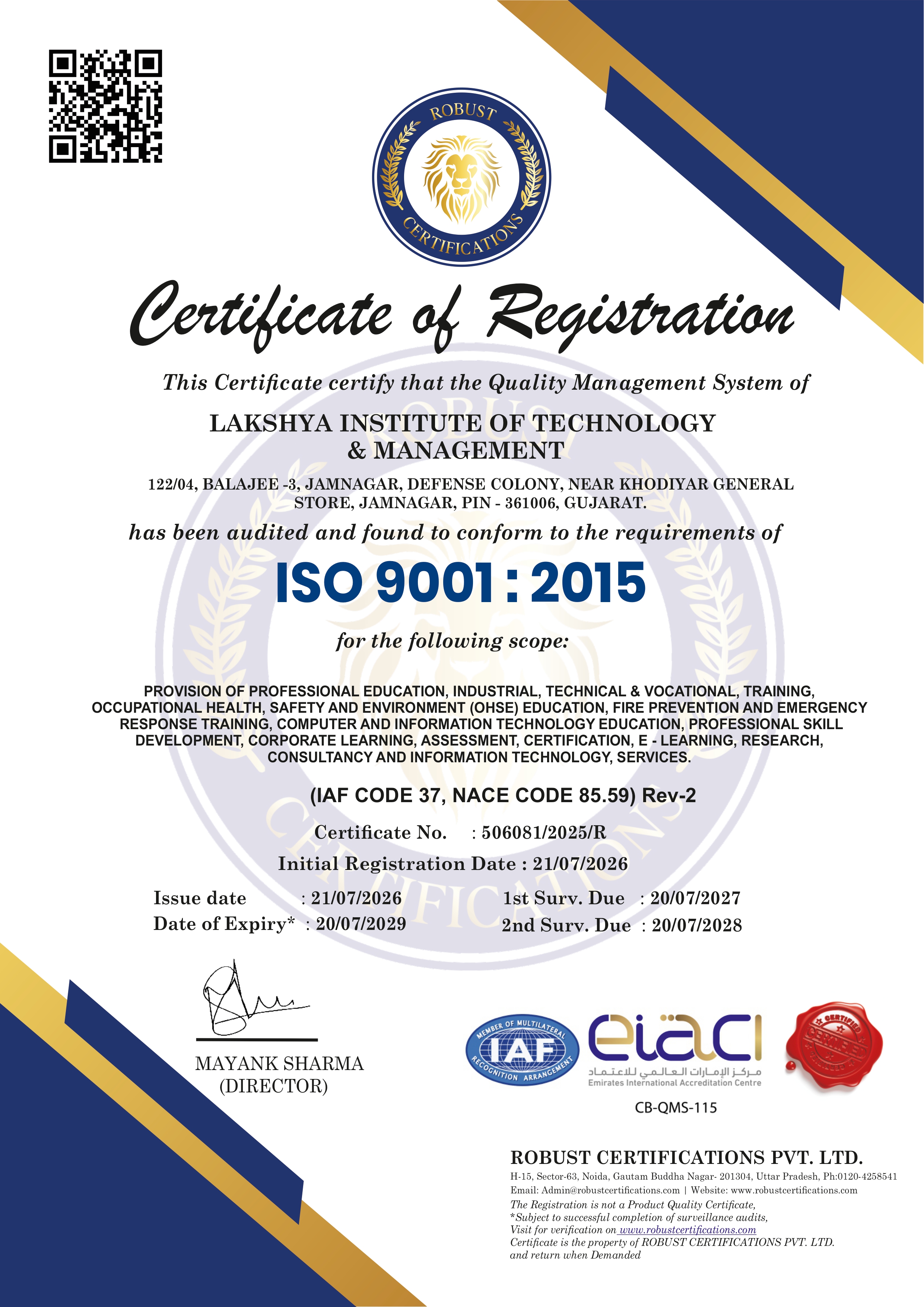 LITM | Lakshya Institute of Technology & Management | mylitm.in